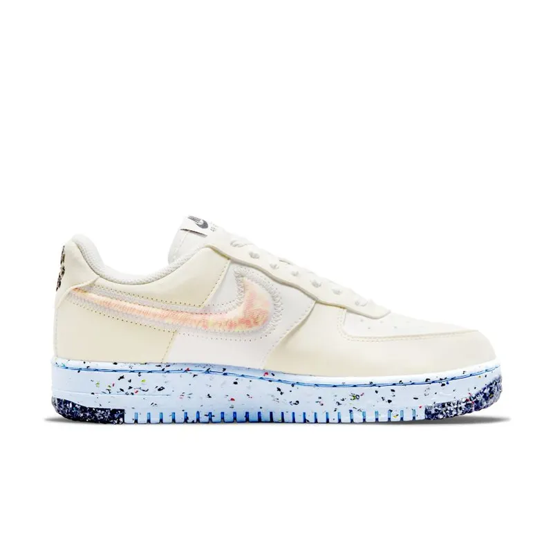 Nike Air Force 1 Low Crater Sail Total Orange Ice Blue (Women’s) (DH0927-100)