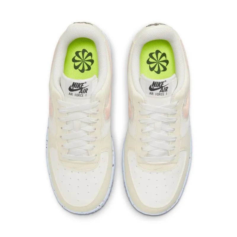 Nike Air Force 1 Low Crater Sail Total Orange Ice Blue (Women’s) (DH0927-100)