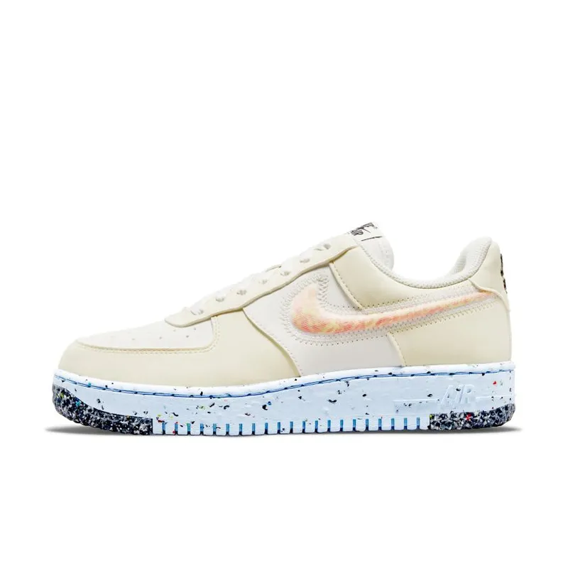 Nike Air Force 1 Low Crater Sail Total Orange Ice Blue (Women’s) (DH0927-100)