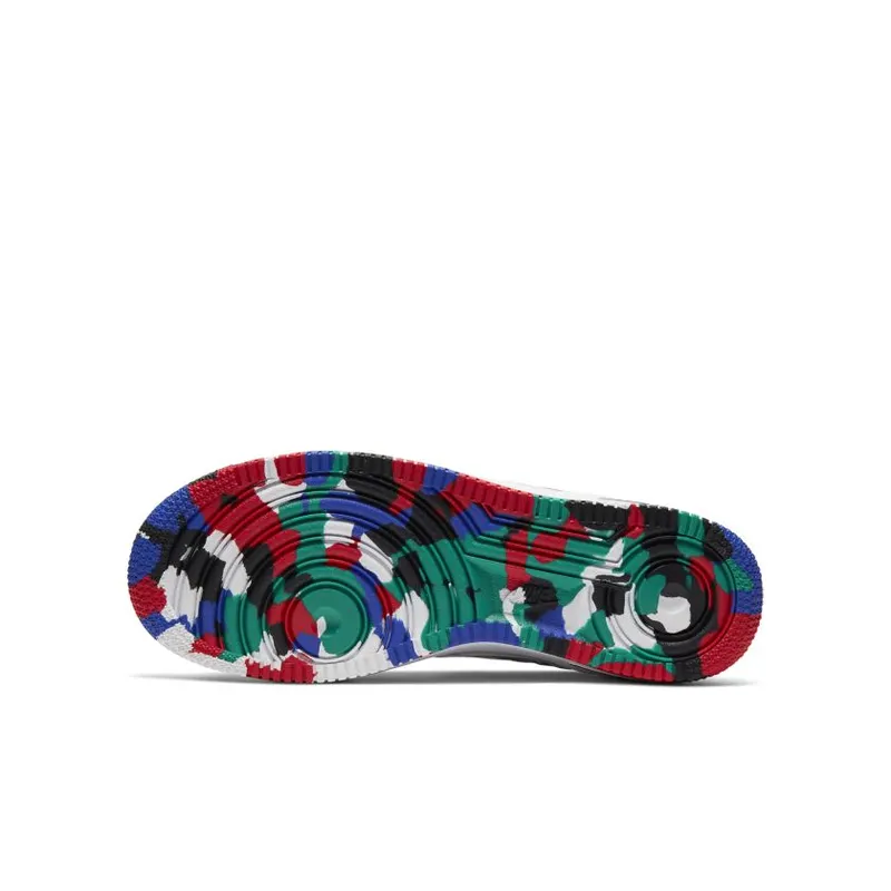 Nike Air Force 1 Low Crayon White Multi (GS) (CU4632-100)