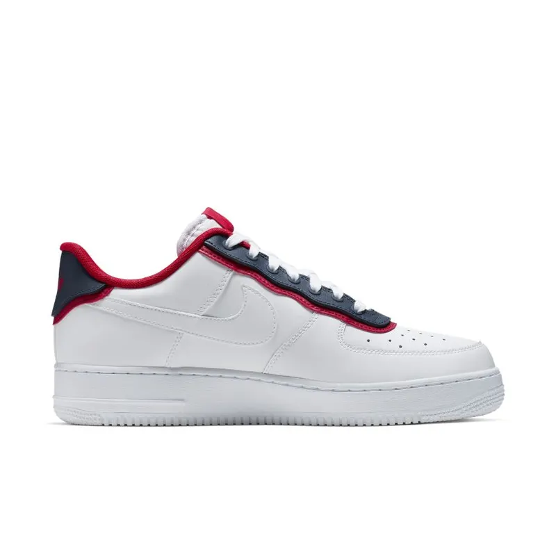 Nike Air Force 1 Low Double Layer White Obsidian Red (AO2439-100)