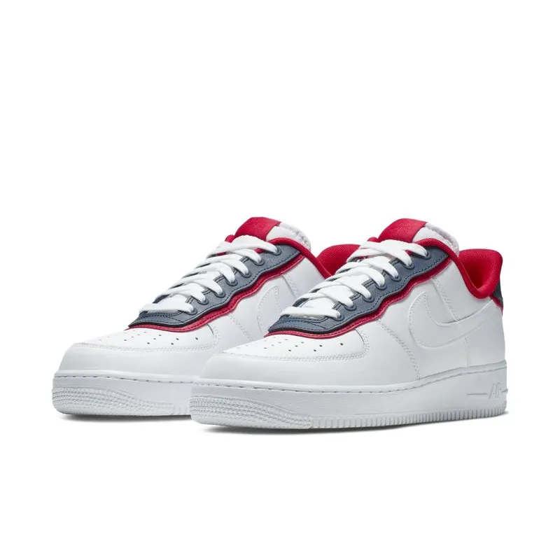 Nike Air Force 1 Low Double Layer White Obsidian Red (AO2439-100)