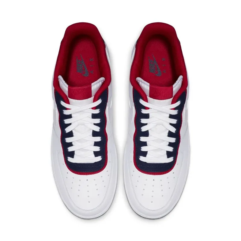 Nike Air Force 1 Low Double Layer White Obsidian Red (AO2439-100)