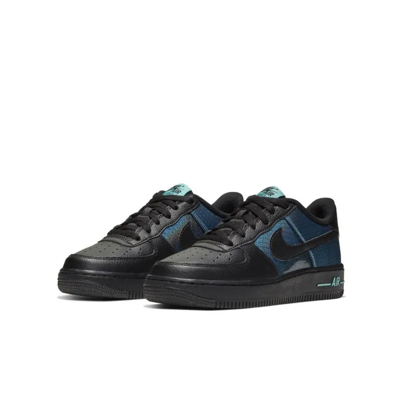 Nike Air Force 1 Low Dragon Scales Black (GS) (CI3910-001)