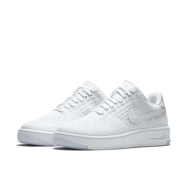 Nike Air Force 1 Low Flyknit Triple White (Women’s) (820256-101)
