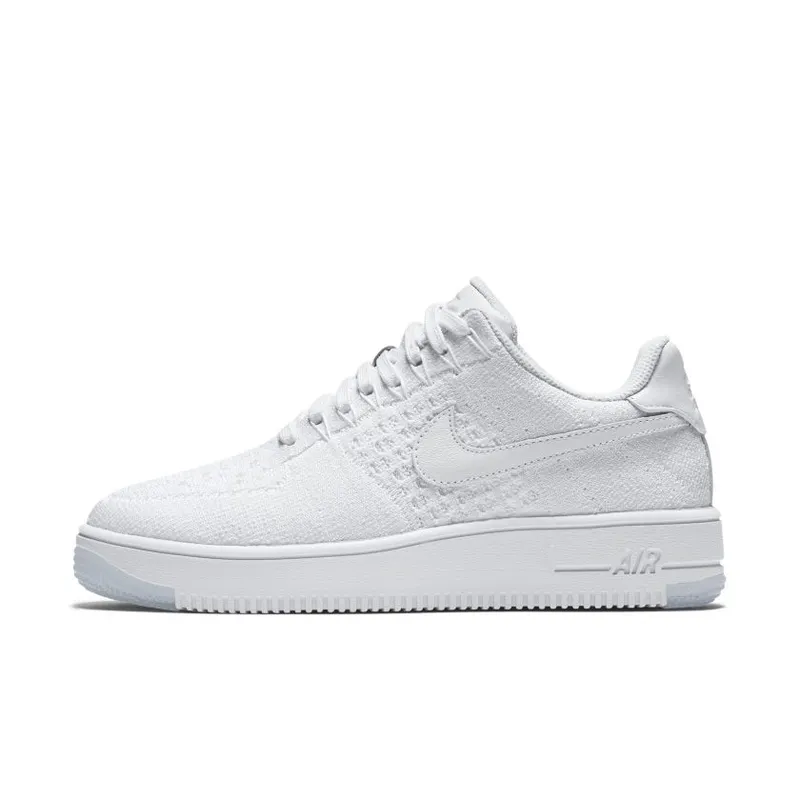 Nike Air Force 1 Low Flyknit Triple White (Women’s) (820256-101)