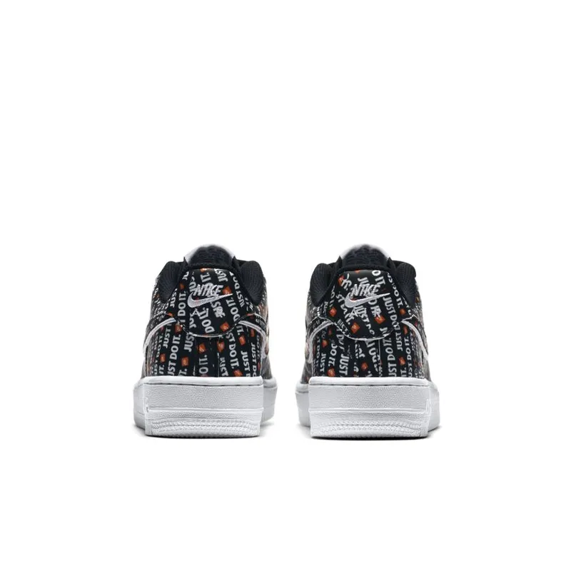 Nike Air Force 1 Low Just Do It Pack Black (GS) (AO3977-001)