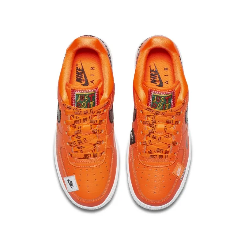 Nike Air Force 1 Low Just Do It Pack Orange (GS) (AO3977-800)