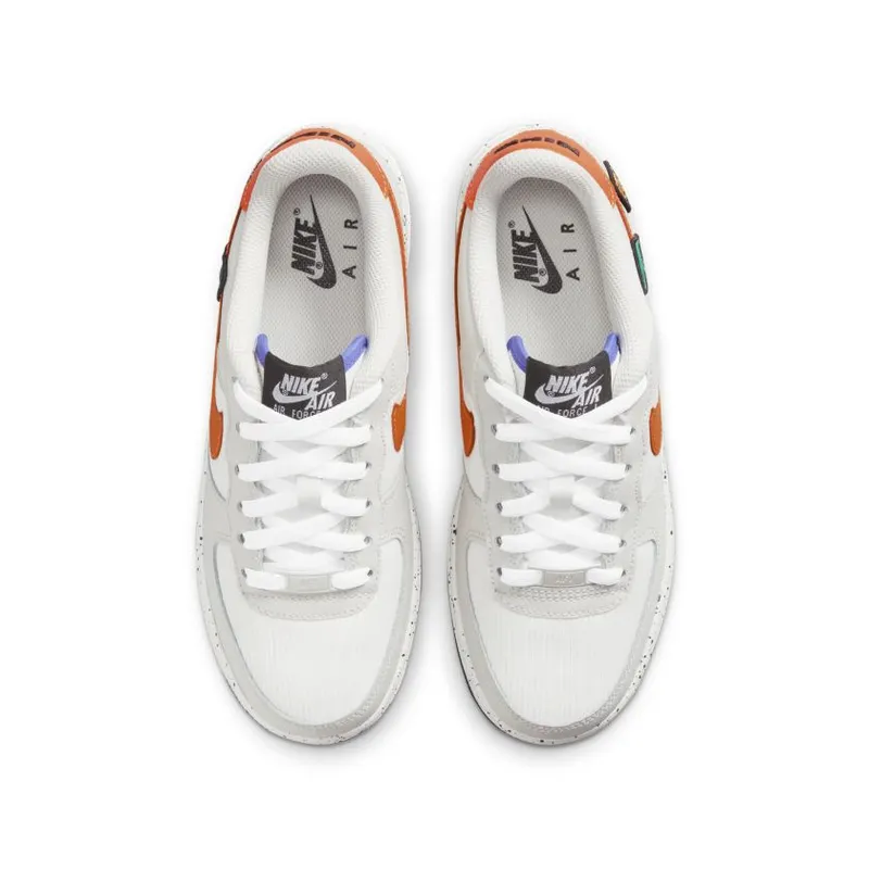 Nike Air Force 1 Low Light Bone Sail Starfish Orange (GS) (DO4657-081)