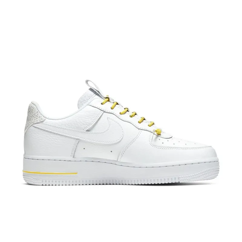 Nike Air Force 1 Low Lux White Chrome Yellow (Women’s) (898889-104)