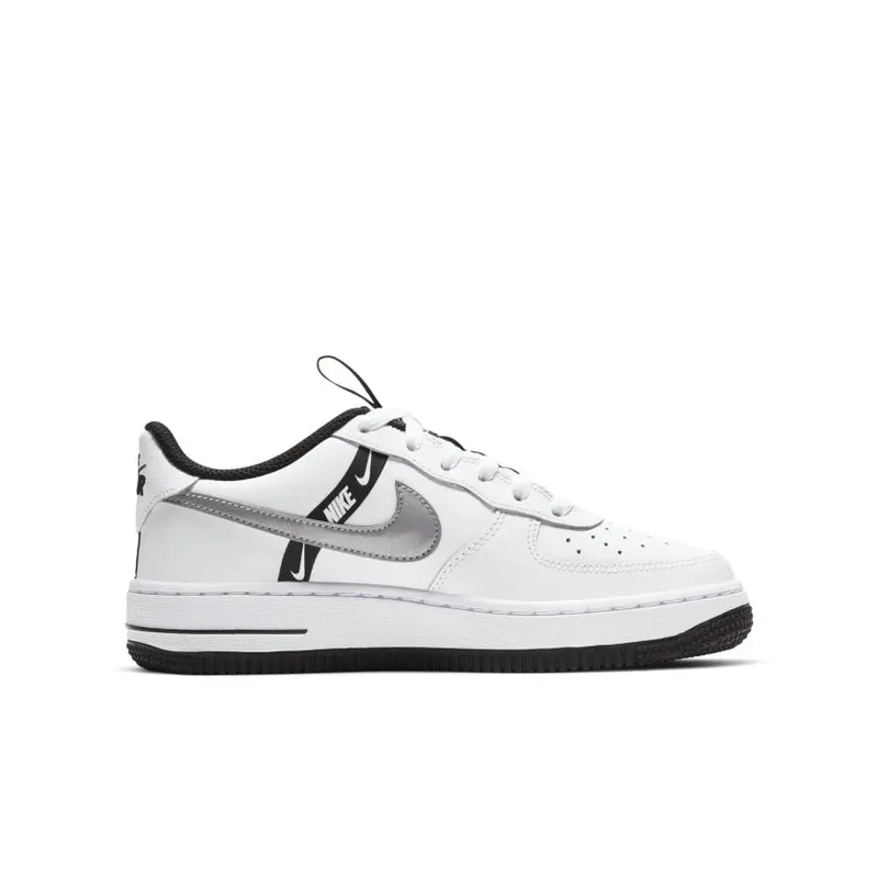 Nike Air Force 1 Low LV8 KSA White Reflect Silver (GS) (CT4683-100)