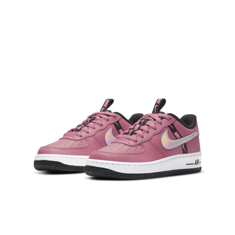 Nike Air Force 1 Low LV8 KSA Worldwide Pack Desert Berry Black (GS) (CT4683-600)