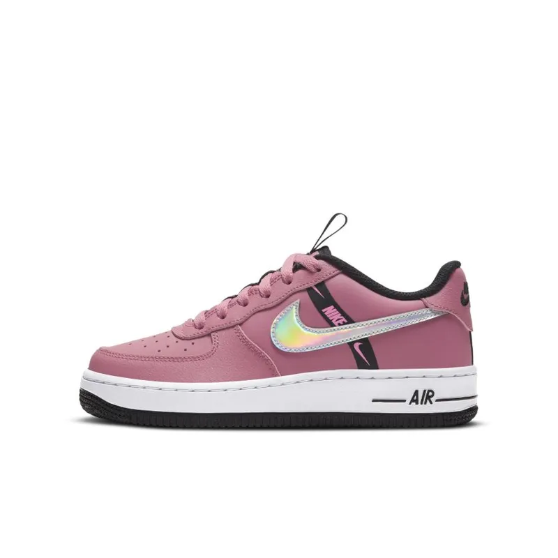 Nike Air Force 1 Low LV8 KSA Worldwide Pack Desert Berry Black (GS) (CT4683-600)