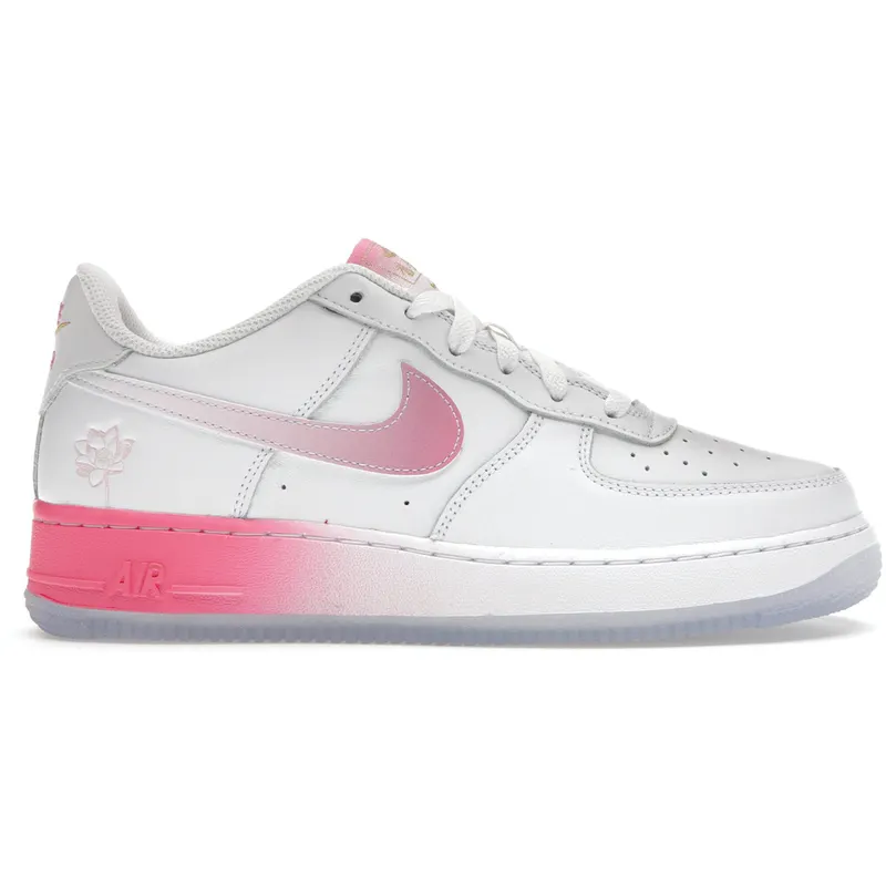Nike Air Force 1 Low LV8 San Francisco Chinatown Lotus Flower (GS) (FD1023-100)