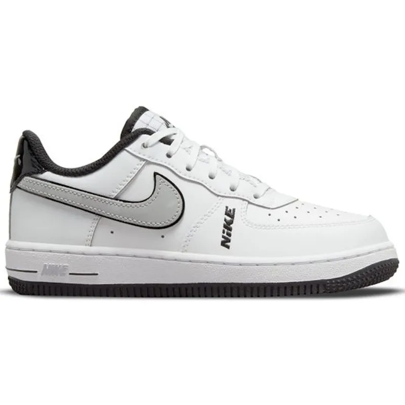 Nike Air Force 1 Low LV8 White Black Wolf Grey (PS) (DO3807-101)
