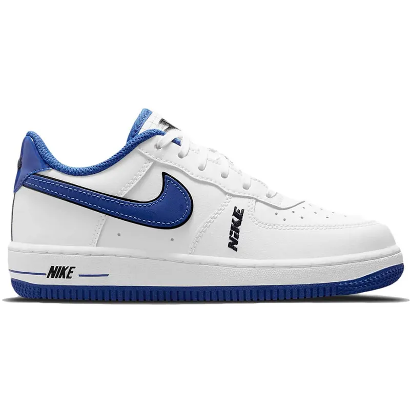Nike Air Force 1 Low LV8 White Game Royal (PS) (DO3807-100)