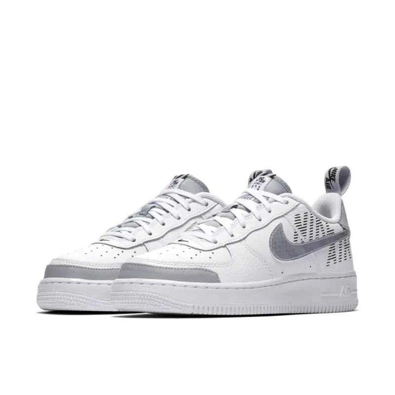 Nike Air Force 1 Low LV8 White Wolf Grey (GS) (BQ5484-100)