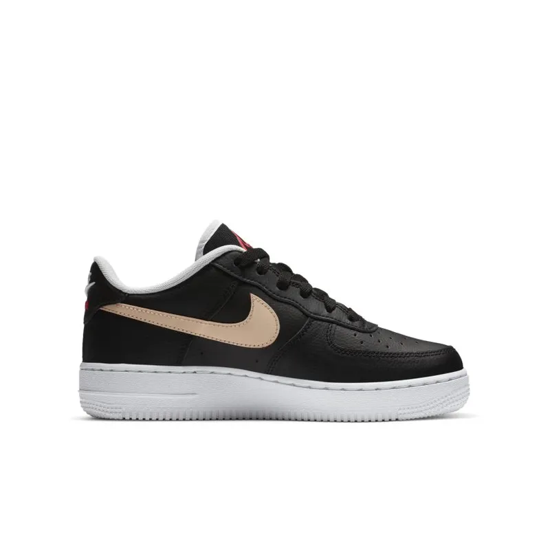 Nike Air Force 1 Low LV8 Worldwide Pack Grey Crimson (GS) (CN8536-001)