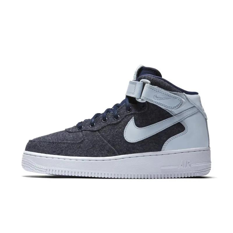 Nike Air Force 1 Mid ’07 Leather PRM Midnight Navy (Women’s) (857666-400)