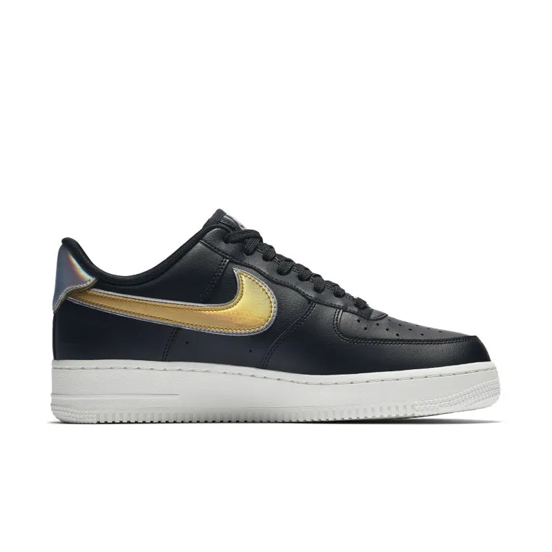 Nike Air Force 1 Low Metallic Swoosh Black (Women’s) (AR0642-002)