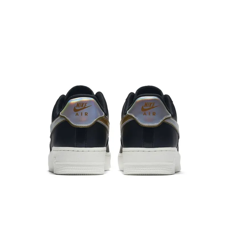 Nike Air Force 1 Low Metallic Swoosh Black (Women’s) (AR0642-002)