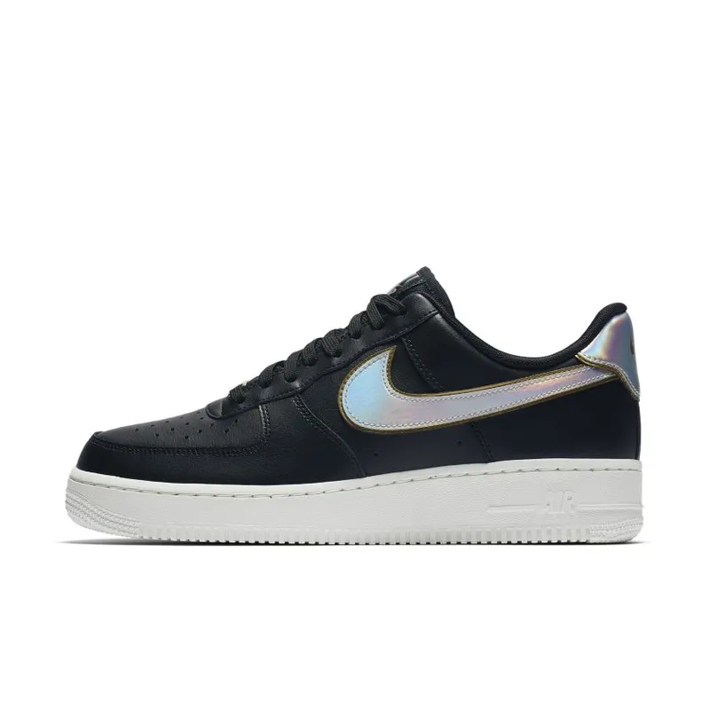 Nike Air Force 1 Low Metallic Swoosh Black (Women’s) (AR0642-002)
