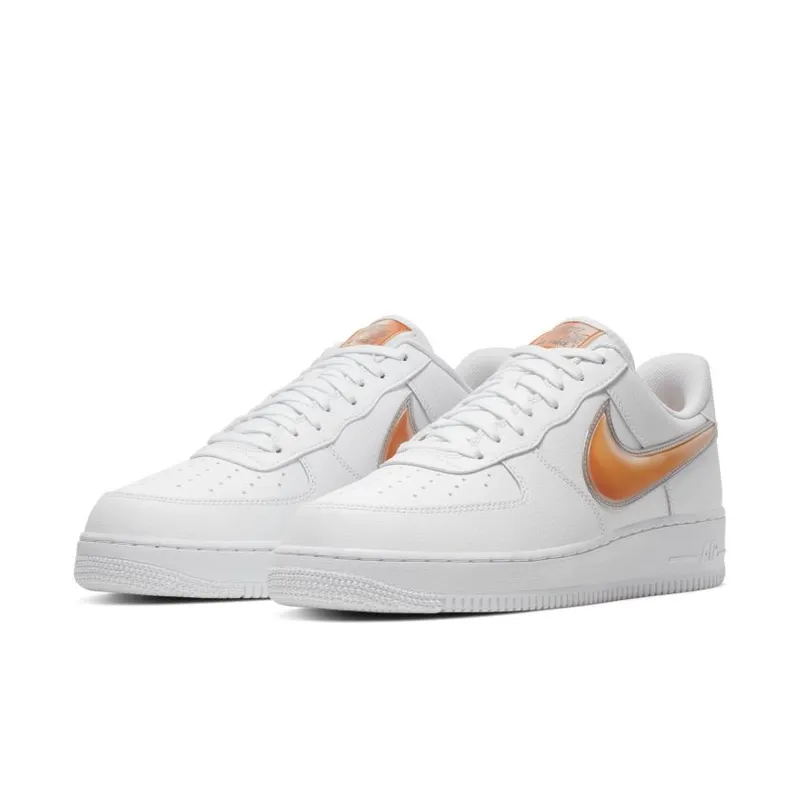 Nike Air Force 1 Low Oversized Swoosh White Orange Peel (AO2441-102)
