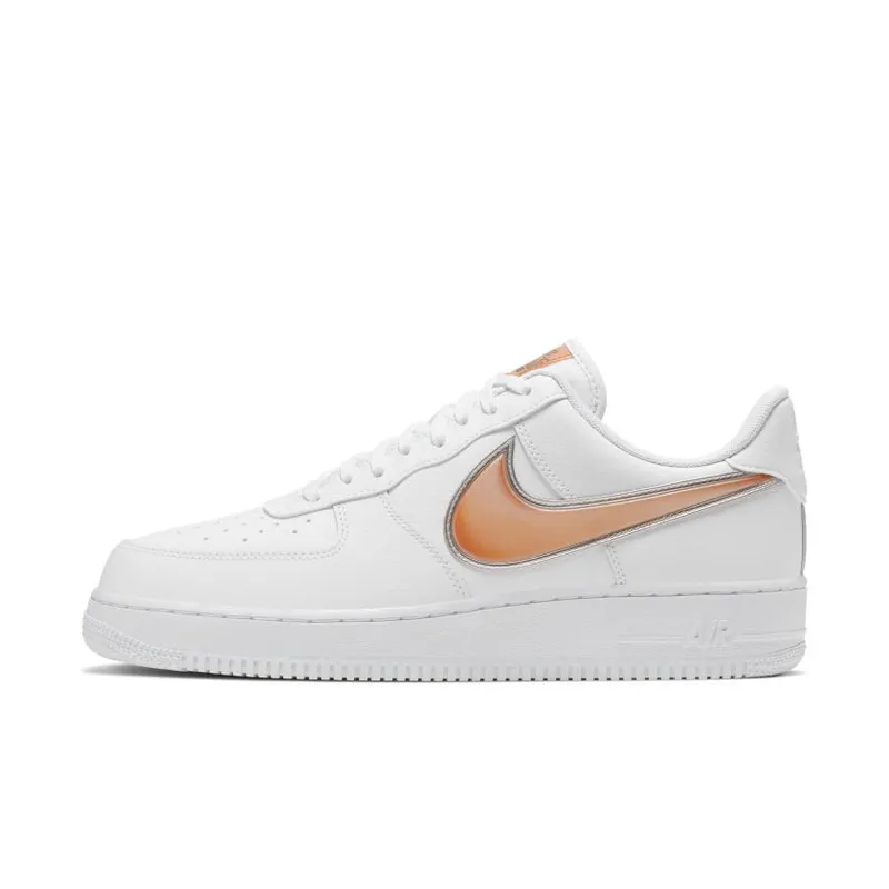 Nike Air Force 1 Low Oversized Swoosh White Orange Peel (AO2441-102)