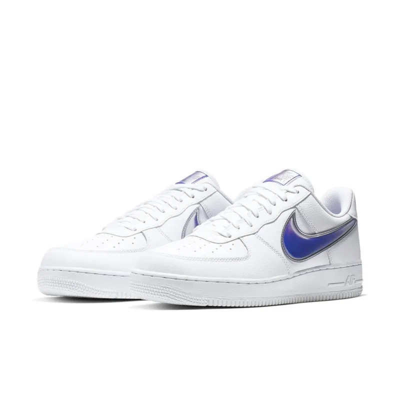 Nike Air Force 1 Low Oversized Swoosh White Racer Blue (AO2441-101)