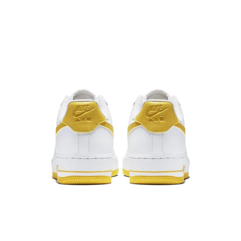 Nike Air Force 1 Low Patent White Bright Citron (Women’s) (AH0287-103)