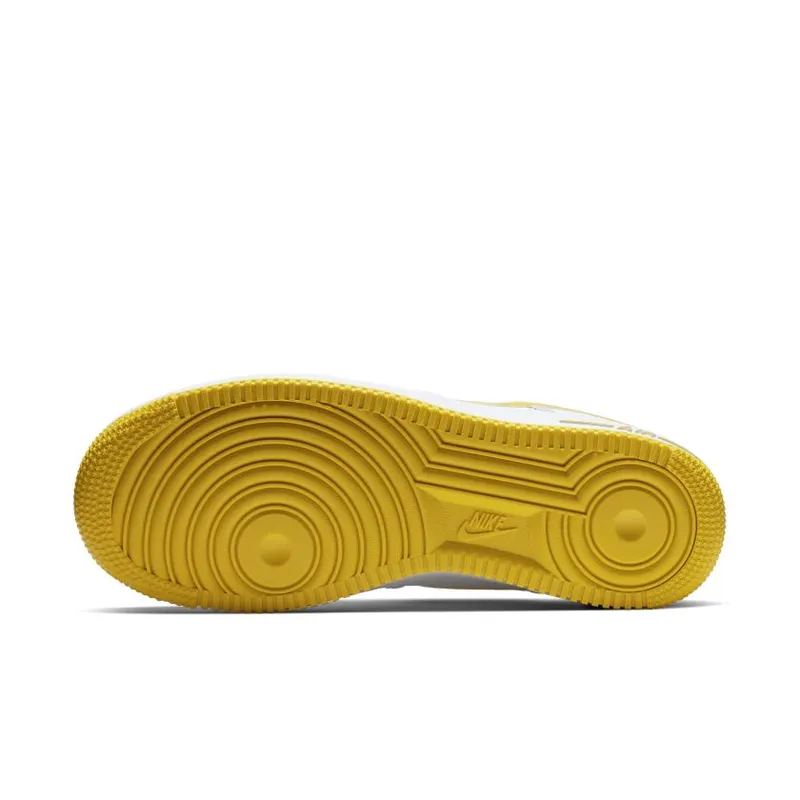 Nike Air Force 1 Low Patent White Bright Citron (Women’s) (AH0287-103)