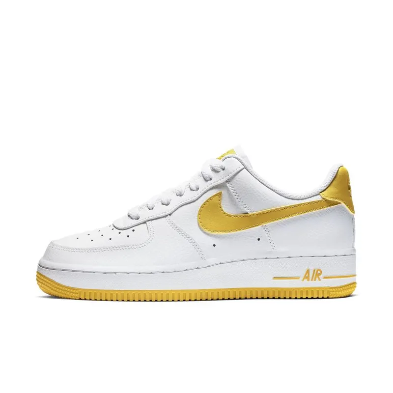 Nike Air Force 1 Low Patent White Bright Citron (Women’s) (AH0287-103)