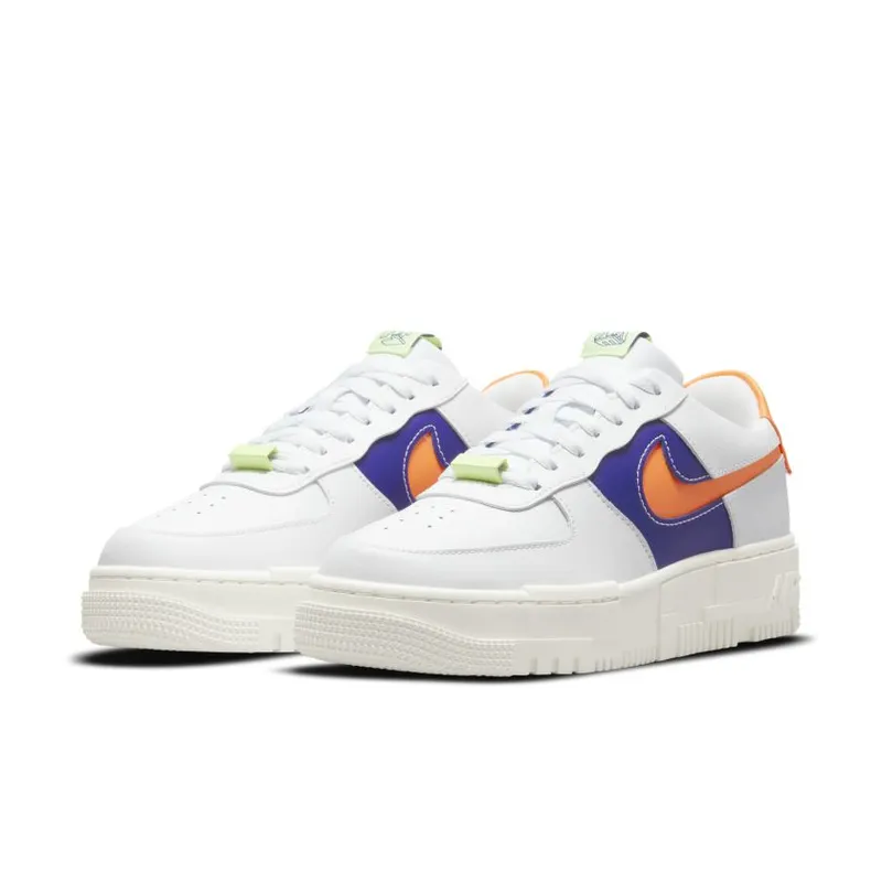 Nike Air Force 1 Low Pixel White Concord Crimson (Women’s) (DM8340-100)