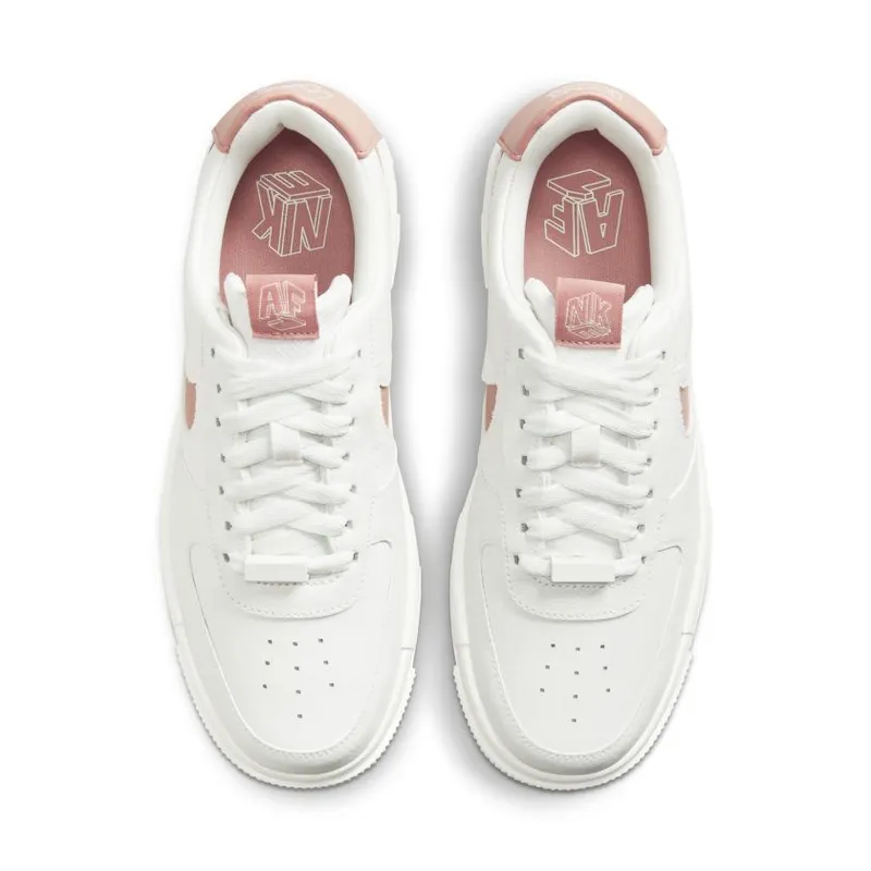 Nike Air Force 1 Low Pixel White Rust Pink (Women’s) (CK6649-103)