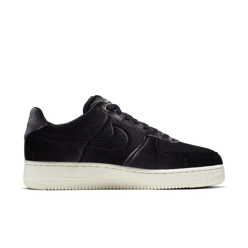 Nike Air Force 1 Low Premium 3 Velour Black (AT4144-001)