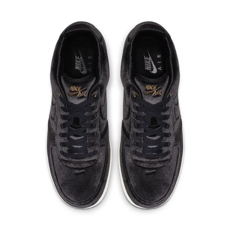 Nike Air Force 1 Low Premium 3 Velour Black (AT4144-001)