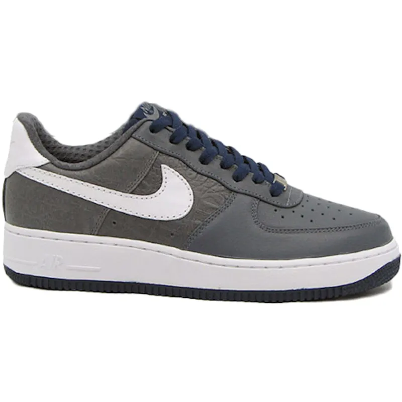 Nike Air Force 1 Low Premium Grey Navy Croc (315180-011)