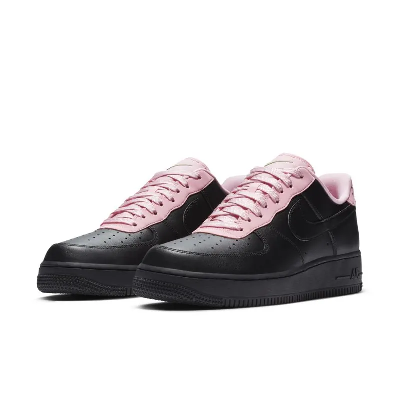 Nike Air Force 1 Low Quilted Heel Black Pink (CJ1629-001)