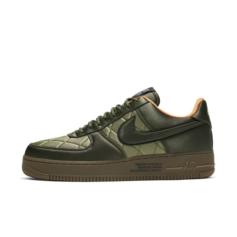 Nike Air Force 1 Low Quilted Satin Pack Cargo Khaki (CU6724-333)