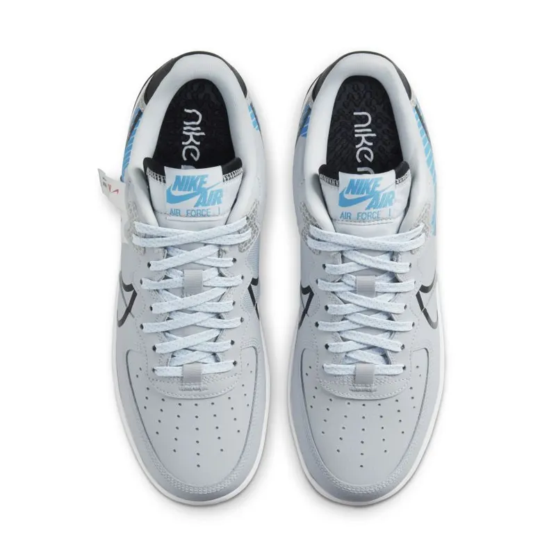 Nike Air Force 1 Low React 3M Pack Pure Platinum Baltic Blue (CT3316-001)