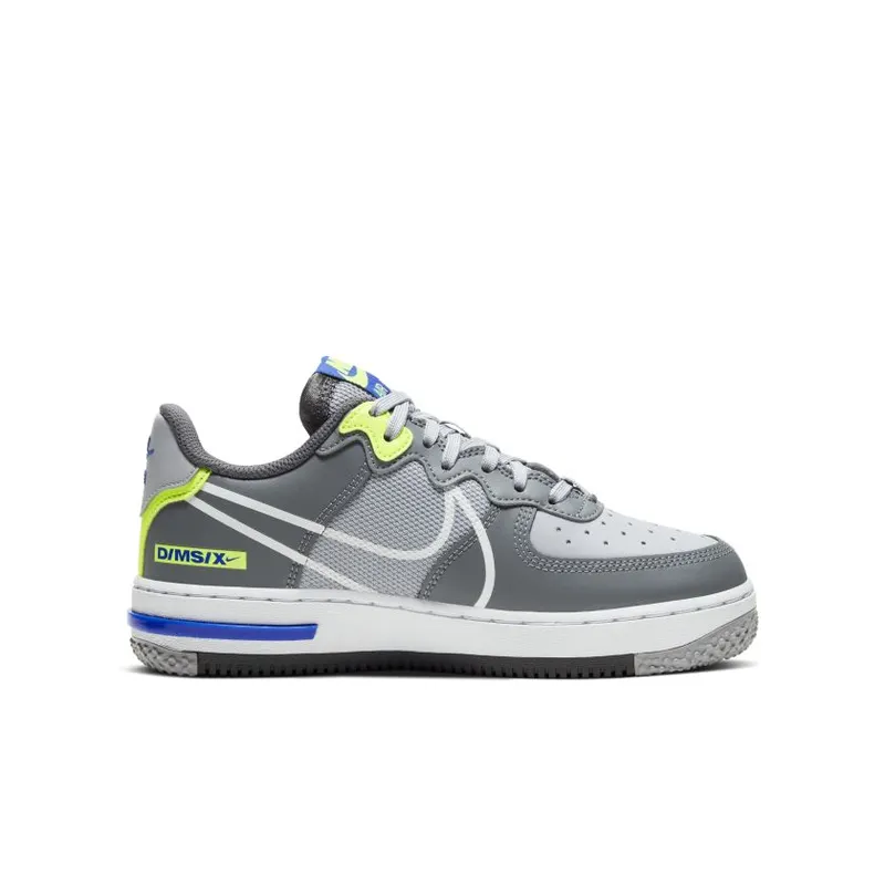 Nike Air Force 1 Low React Wolf Grey (GS) (CD6960-002)