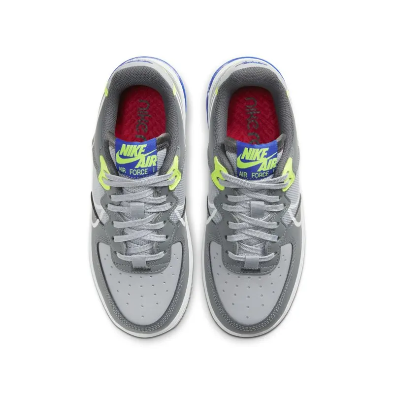 Nike Air Force 1 Low React Wolf Grey (GS) (CD6960-002)