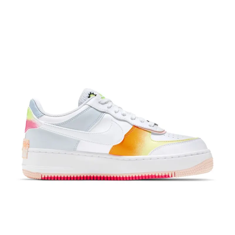 Nike Air Force 1 Low Shadow White Pink Orange (Women’s) (DV1364-111)