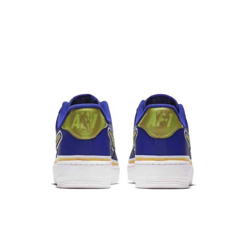 Nike Air Force 1 Low Sport NBA Deep Royal University Gold (AJ7748-400)