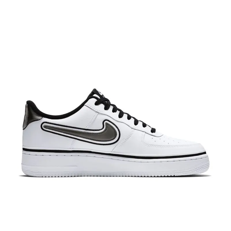 Nike Air Force 1 Low Sport NBA White Black (AJ7748-100)