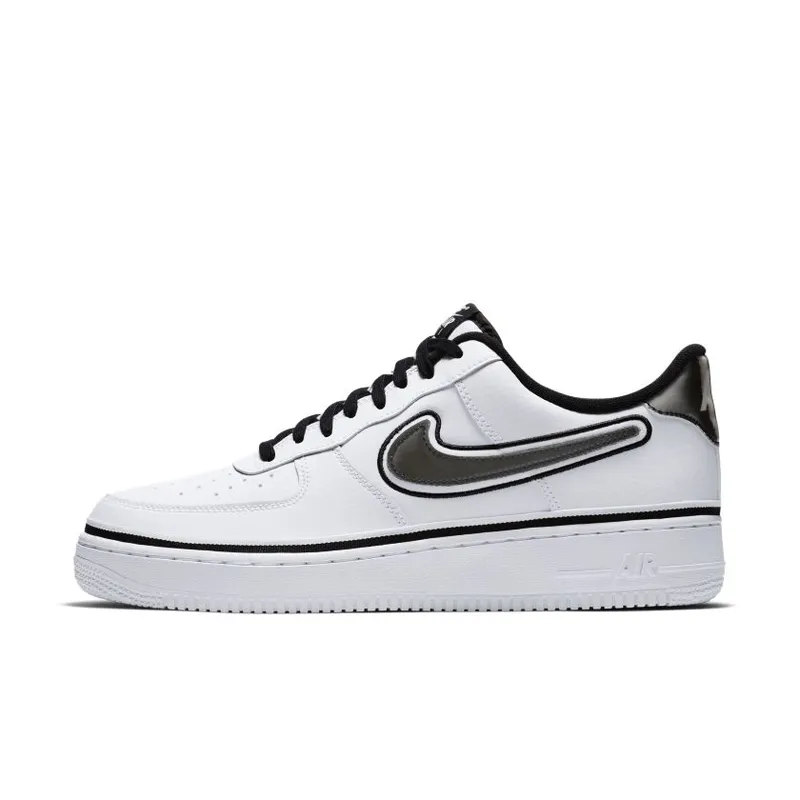 Nike Air Force 1 Low Sport NBA White Black (AJ7748-100)