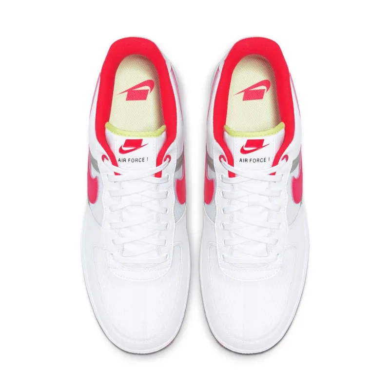 Nike Air Force 1 Low Transparent White Crimson (CI0060-102)