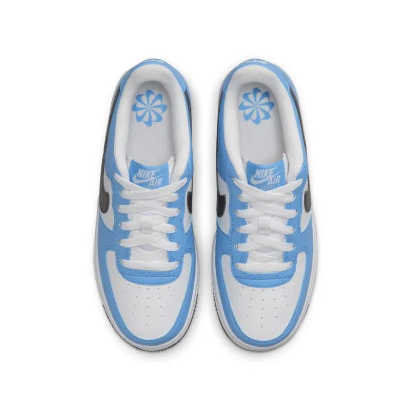 Nike Air Force 1 Low University Blue Black (GS) (FN3810-400)