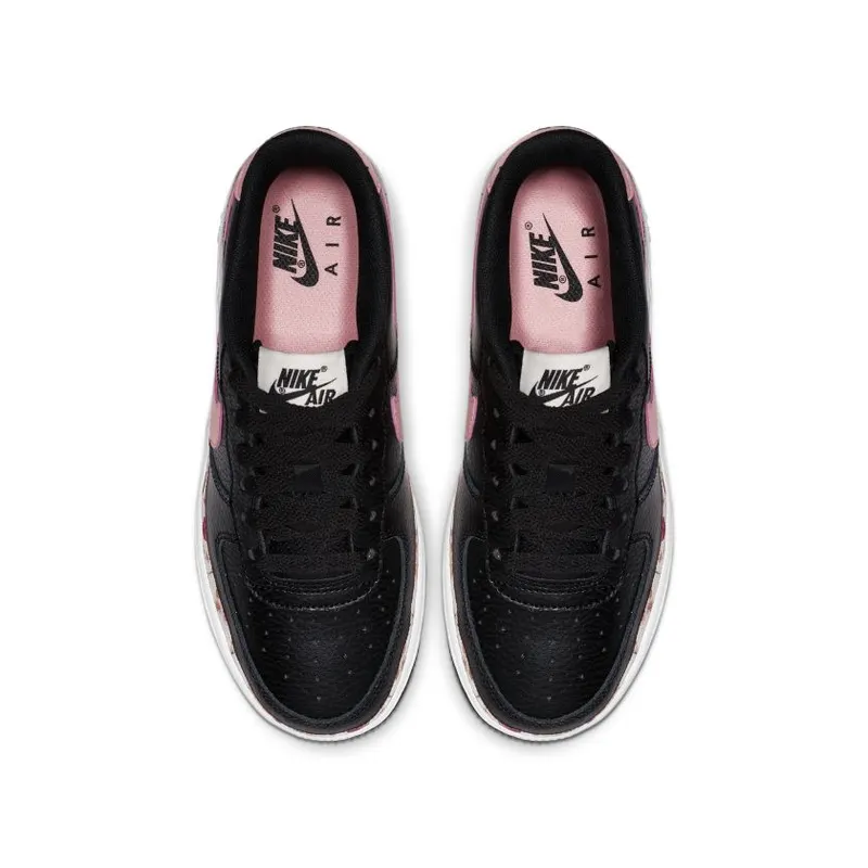 Nike Air Force 1 Low Vintage Floral Black Pink (GS) (BQ2501-001)