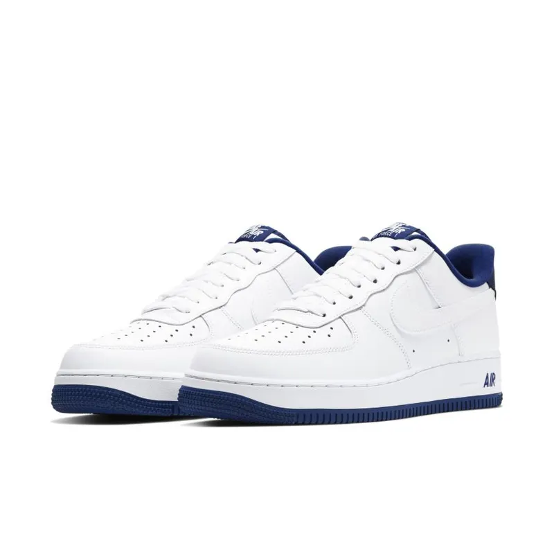 Nike Air Force 1 Low White Deep Royal Blue (CD0884-102)